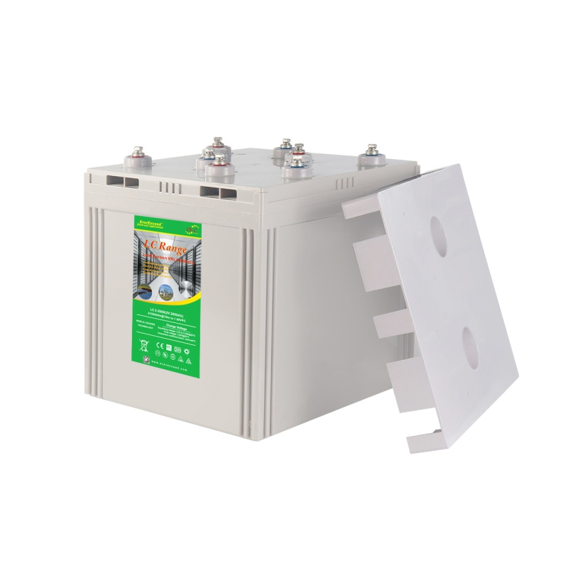 Bateria słoneczna z głębokim cyklem 2 V z ołowiem węglowym
