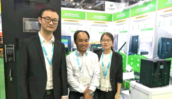 Charakterystyczne targi EverExceed podczas „Data Center World Singapore-2019”
