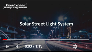 Solarny system oświetlenia ulicznego EverExceed EVSTL LED
