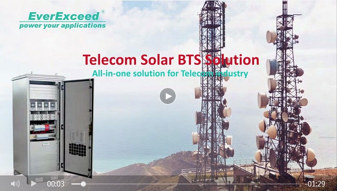 Rozwiązanie EverExceed Telecom Solar BTS
