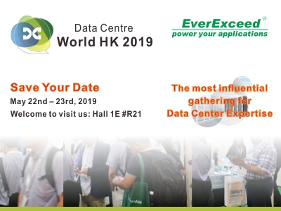 Zapraszamy do odwiedzenia EverExceed w Data Center World HK-2019
