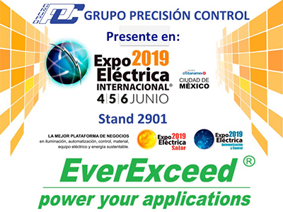 Zapraszamy do odwiedzenia EverExceed na Międzynarodowych Targach Elektrycznych w Meksyku -2019