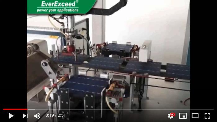 Linia do produkcji modułów słonecznych EverExceed
